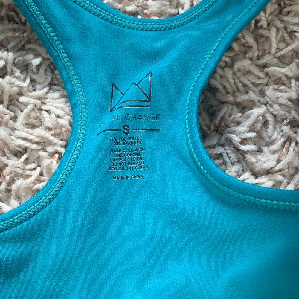 Teal and Purple Activewear Set - Picture 3 of 9